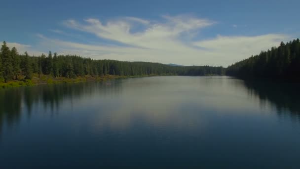 Letecký Pohled Oregon Clear Lake — Stock video