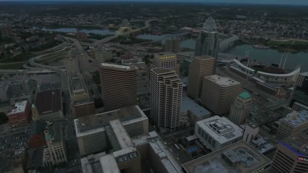 Aerial Video Cincinnati Ohio — Stockvideo