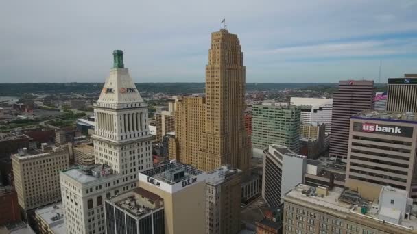 Vídeo Aéreo Cincinnati Ohio — Vídeos de Stock
