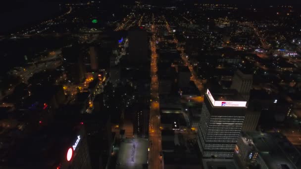 Vídeo Aéreo Del Centro Memphis Tennessee — Vídeo de stock