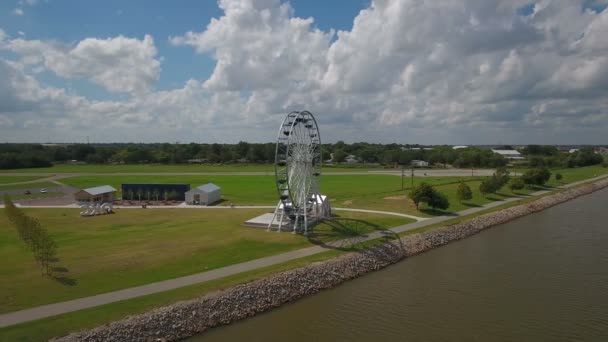 Letecký Nadjezdu Centru Oklahoma City — Stock video