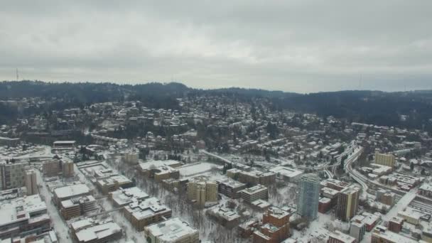 Letecké Video Města Portland — Stock video