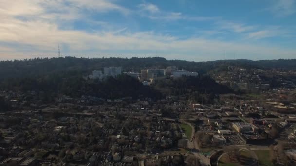 Letecké Video Centra Města Portland — Stock video