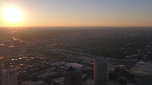 Şehir Columbus Ohio Günbatımı Hava Video — Stok video