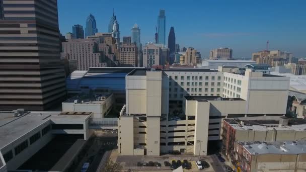 Vidéo Aérienne Centre Ville Philadelphie Pennsylvanie — Video