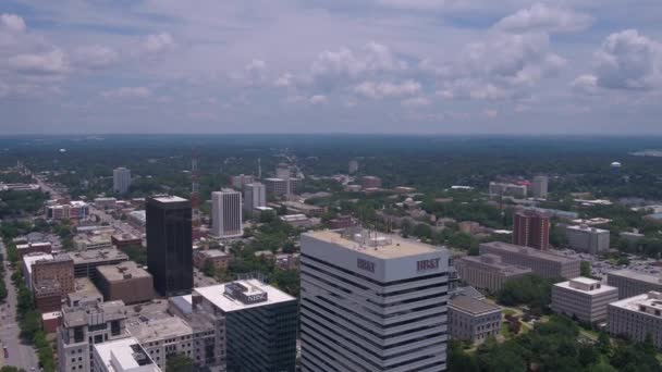 Aerial Video Downtown Columbia Solig Dag — Stockvideo