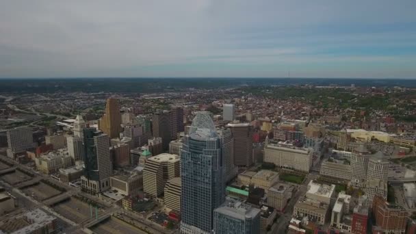 Lotnicze Wideo Cincinnati Stanie Ohio — Wideo stockowe
