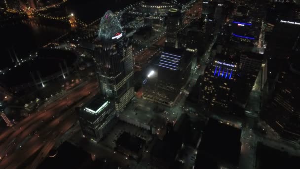 Aerial Video Cincinnati Ohio — Stockvideo