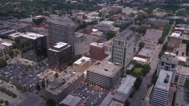 Luchtfoto Video Van Het Centrum Van Columbia Een Zonnige Dag — Stockvideo