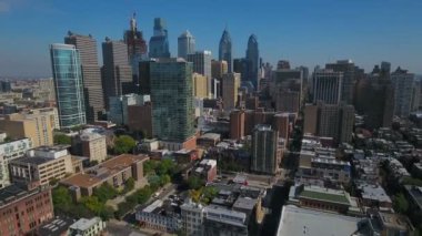 Şehir Philadelphia Pennsylvania hava video.