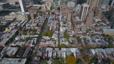 Şehir Philadelphia Pennsylvania hava video.