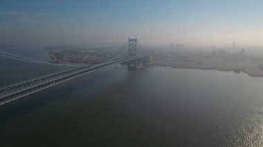 Şehir Philadelphia Pennsylvania hava video.