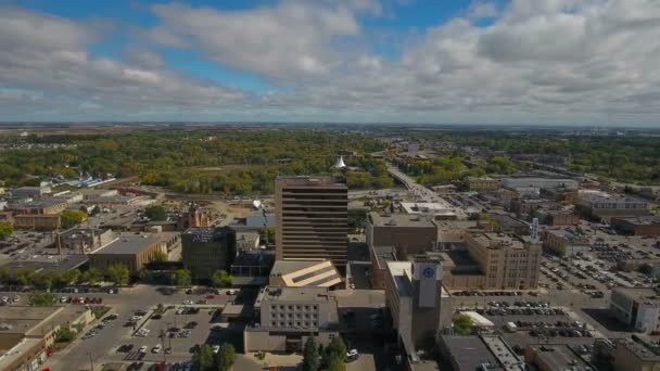 Aerial Video Fargo North Dakota — Stockvideo