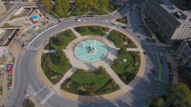 Vidéo Aérienne Centre Ville Philadelphie Pennsylvanie — Video