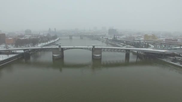 Vídeo Aéreo Cidade Portland — Vídeo de Stock