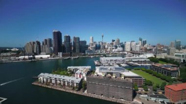 Sydney şehir kıyılarının havadan görünüşü, Avustralya