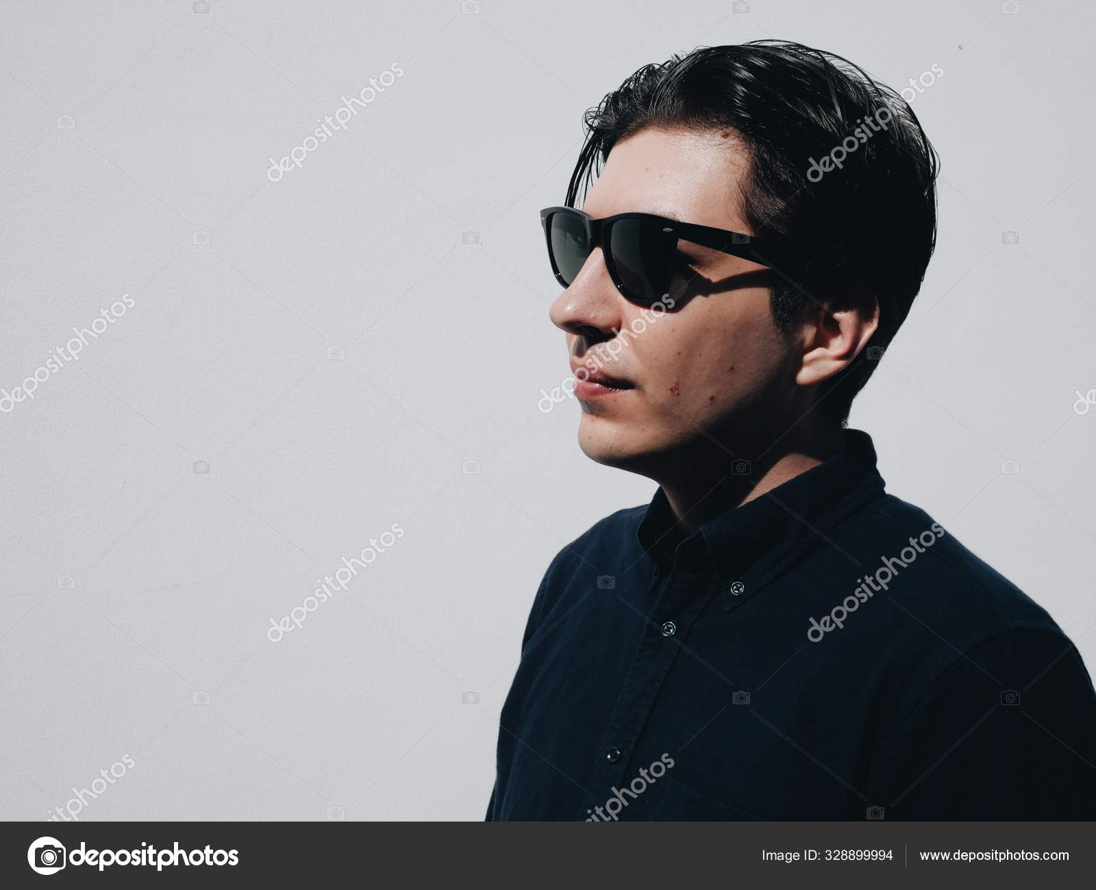 guy white sunglasses