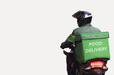 Yemek servisi resmi beyaz arkaplanda izole edildi 