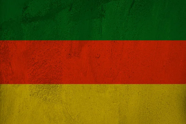 Groen geel rood op de muur, reggae achtergrond — Stockfoto
