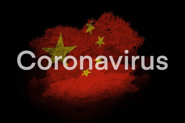Концепция вспышек коронавируса 2019 — стоковое фото