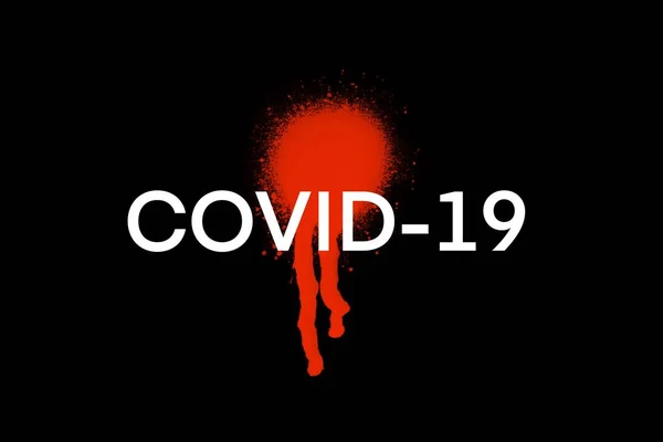 Covid Coronavirus Ausbruch Hintergrundkonzept — Stockfoto