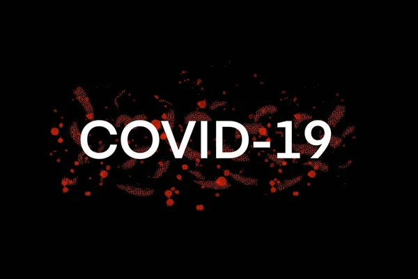 Covid Coronavirus Utbrott Bakgrund Koncept — Stockfoto