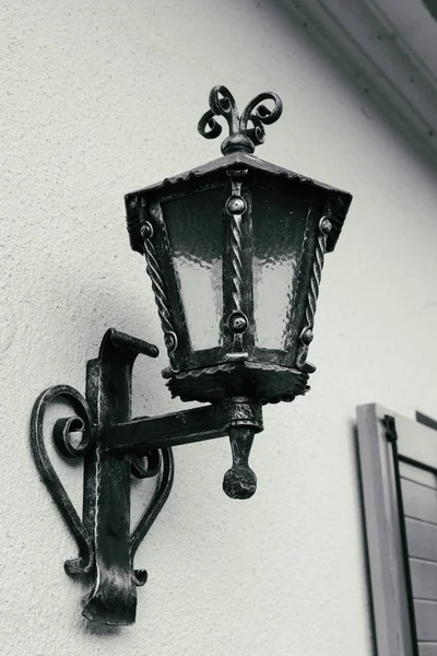 Old Street Lamp Wall — Stock Photo, Image