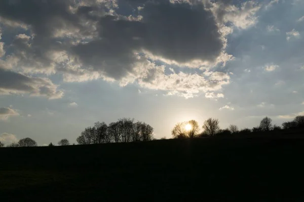 Grüne Bergwiesenlandschaft — Stockfoto