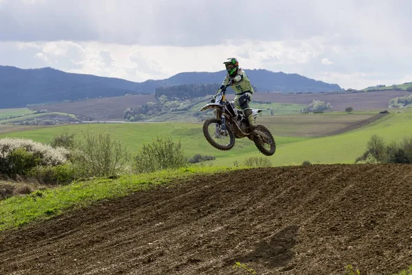 Motocross Competition Day Time Shot — Stock Photo, Image