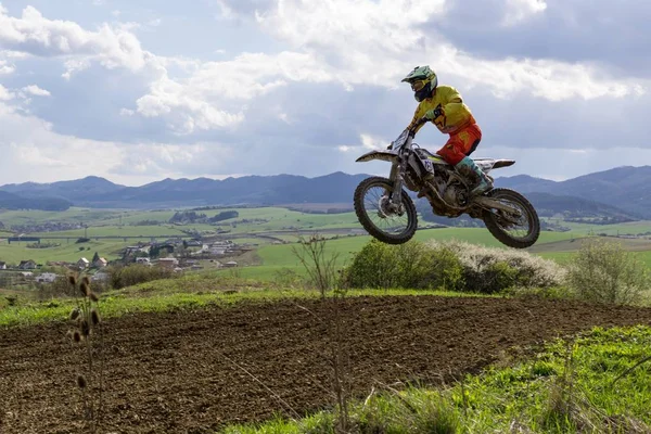 Nahaufnahme Eines Motorradfahrers — Stockfoto