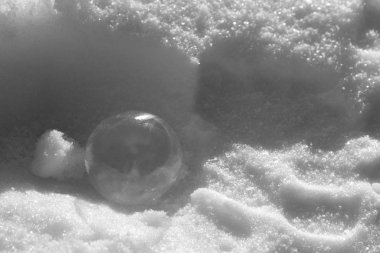 Kar yağdığında taze karın arkaplanı