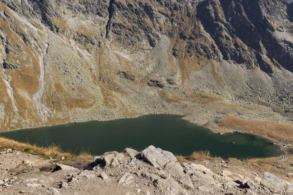 Tarn Sjö Tatrabergen Slovakien — Stockfoto