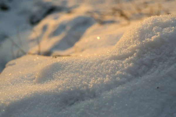 Achtergrond Van Verse Sneeuw Sneeuw Tijd — Stockfoto