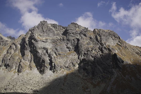 Hegyek Rocky Hill Ben Sivy Csúcs Magas Tátra Szlovákia — Stock Fotó