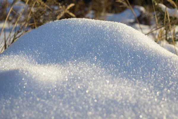 Fond Neige Fraîche Moment Neige — Photo