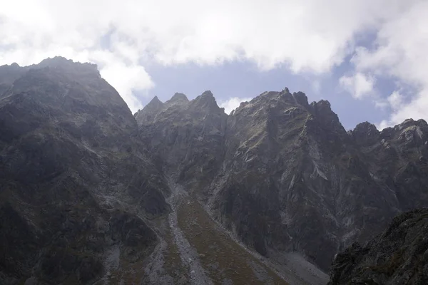 Montañas Rocky Hill Pico Sivy High Tatras Eslovaquia — Foto de Stock