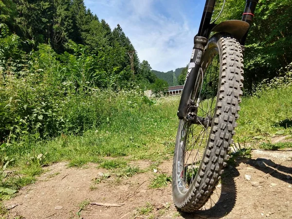 Bicycle Tyre Object Background — Stock Photo, Image