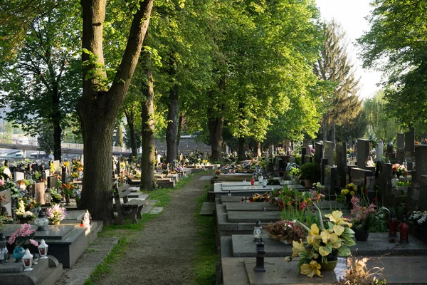 Old Graves Background Town — Stock Photo, Image