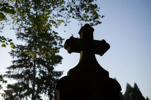 Cemetery Day Time Shot — Stock Photo, Image