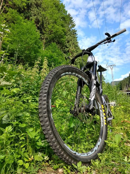 Pneumatico Bicicletta Oggetto Sullo Sfondo — Foto Stock