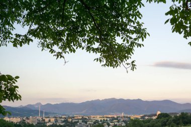 Şehir manzarası gündüz görüntüsü