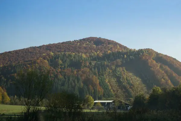 Mountain Landscape Blue Sky — Stock Photo, Image