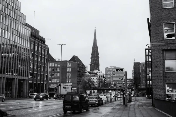 Blick Auf Die Stadt Hamburg Deutschland — Stockfoto