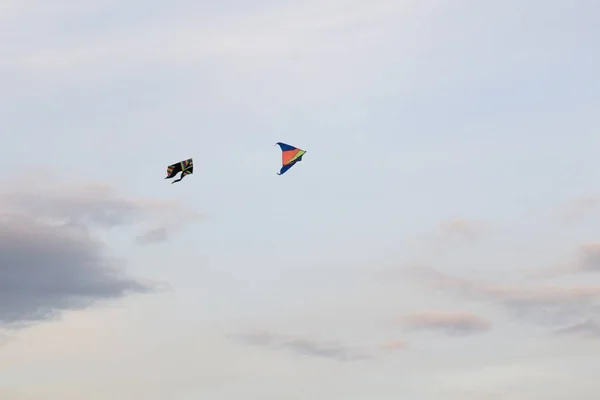 在空中放风筝 斯洛伐克 — 图库照片