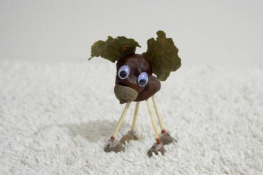 El yapımı geyik oyuncağı, yakın çekim.