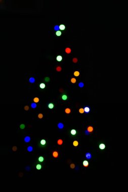 Bokeh ışıkları ile soyut arkaplan