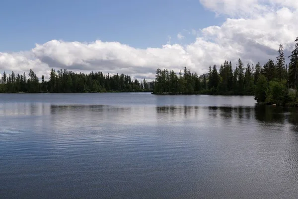 Piękne Jezioro Tle Natury — Zdjęcie stockowe