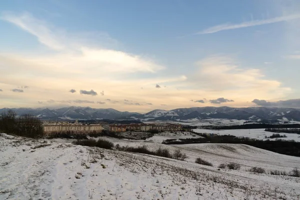 Φύση Κάτω Από Χιόνι Χειμώνα Σλοβακία — Φωτογραφία Αρχείου