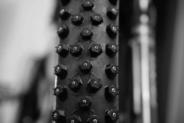 Close Shot Mountain Bike Wheel — Stockfoto