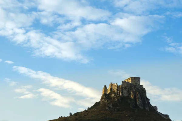 Starý Hrad Kopci Horách — Stock fotografie